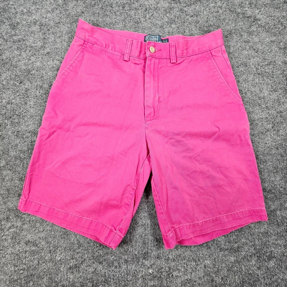 Polo Ralph Lauren Prospect Shorts Mens 29 Hot Pink Chino Classic Golf Sri Lanka